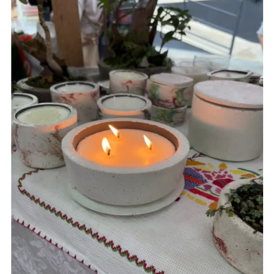 Vela Concreto (cemento) Jumbo