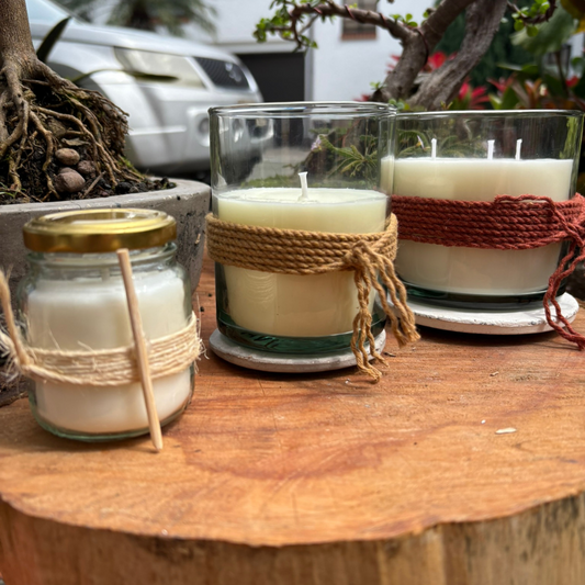 Vela vidrio Turbo o mediana