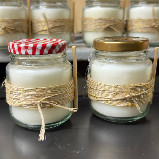 Vela vidrio Compotera