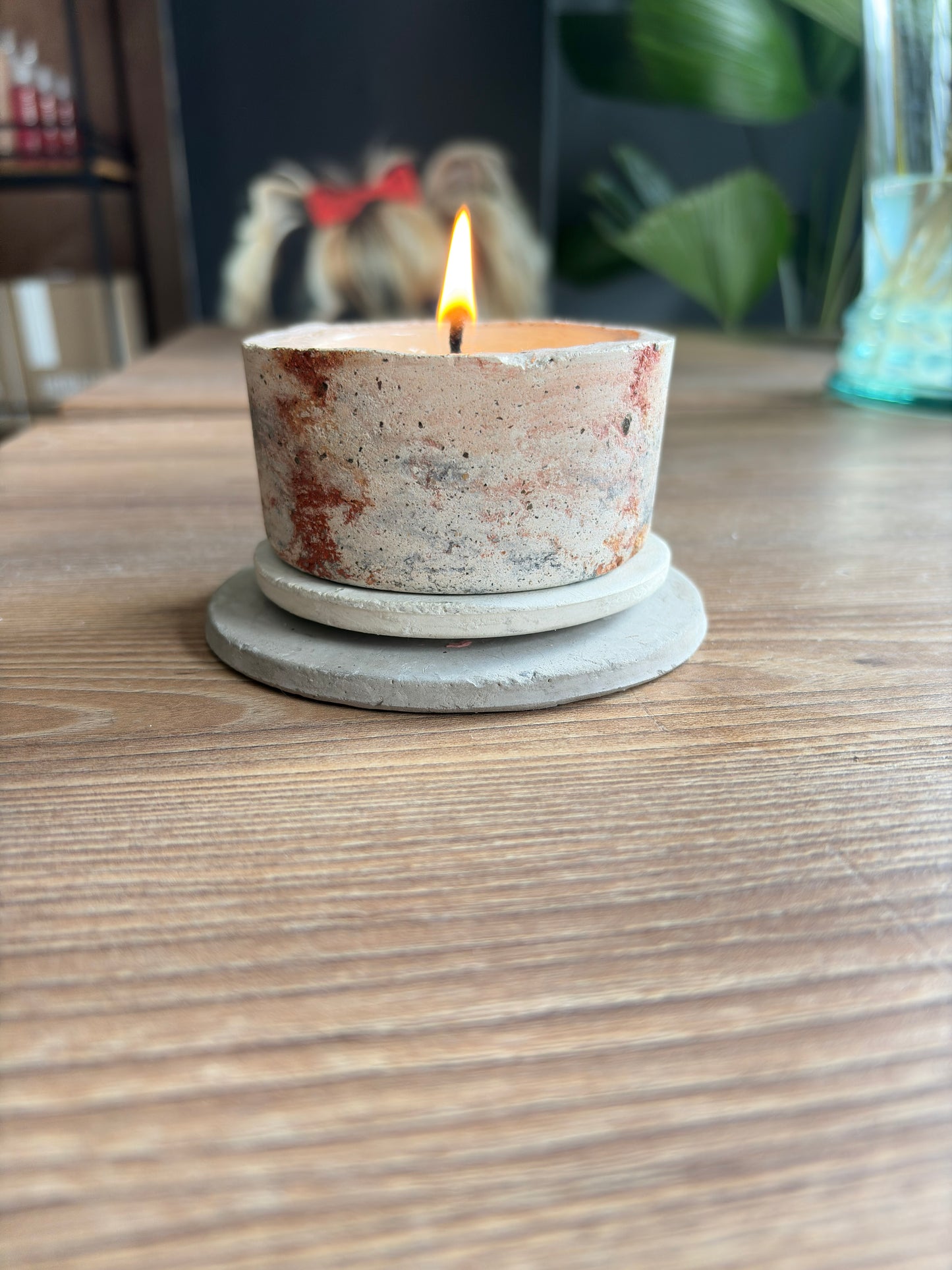 Vela concreto (cemento) pequeña