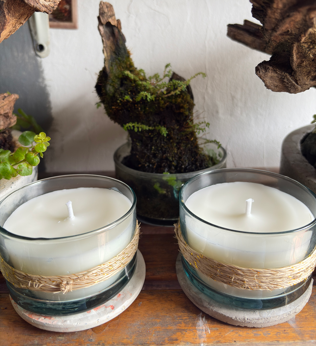 Vela pequeña Cilindro (8 diametro *5 cm alto)