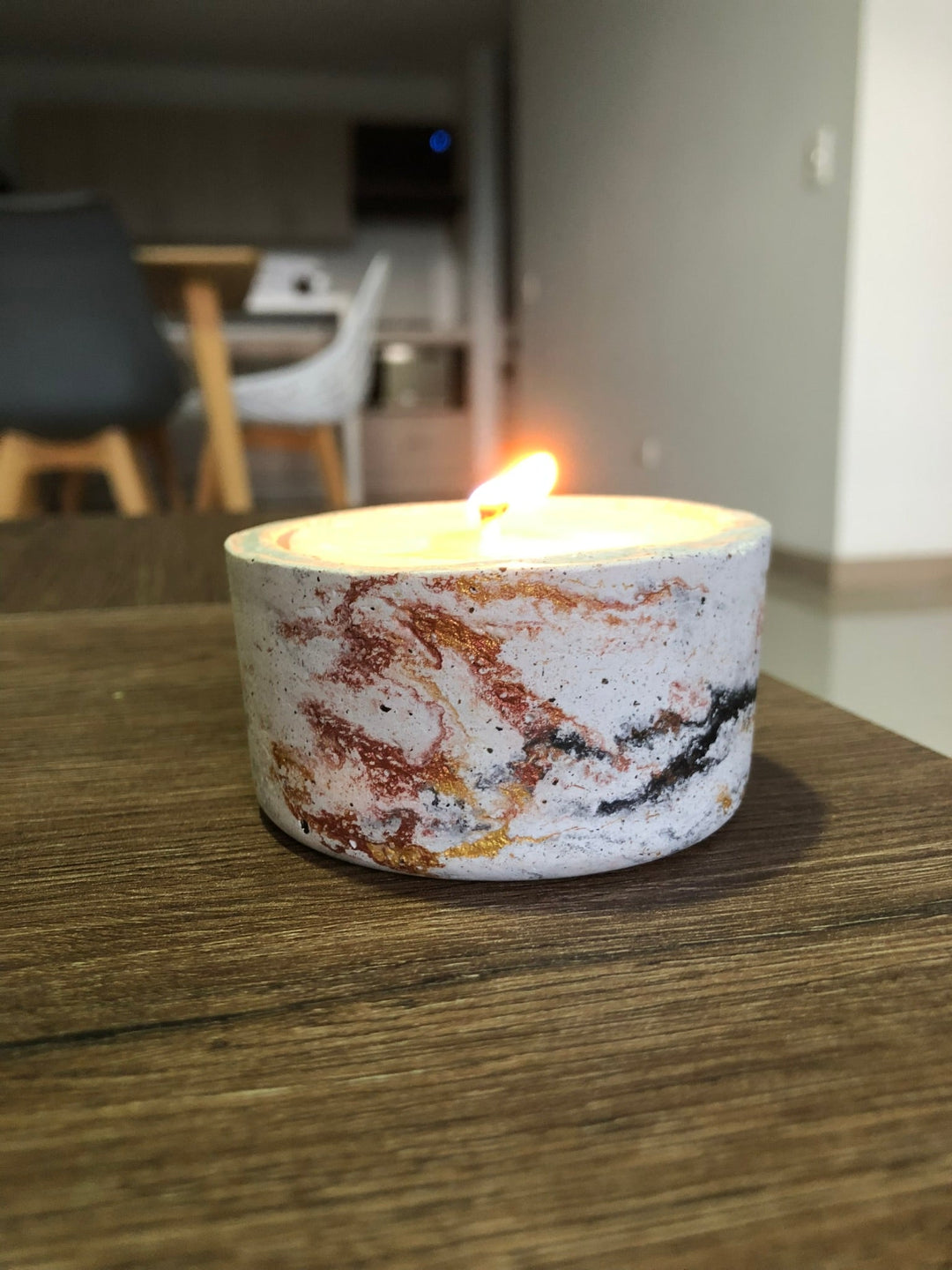 Vela concreto (cemento) pequeña